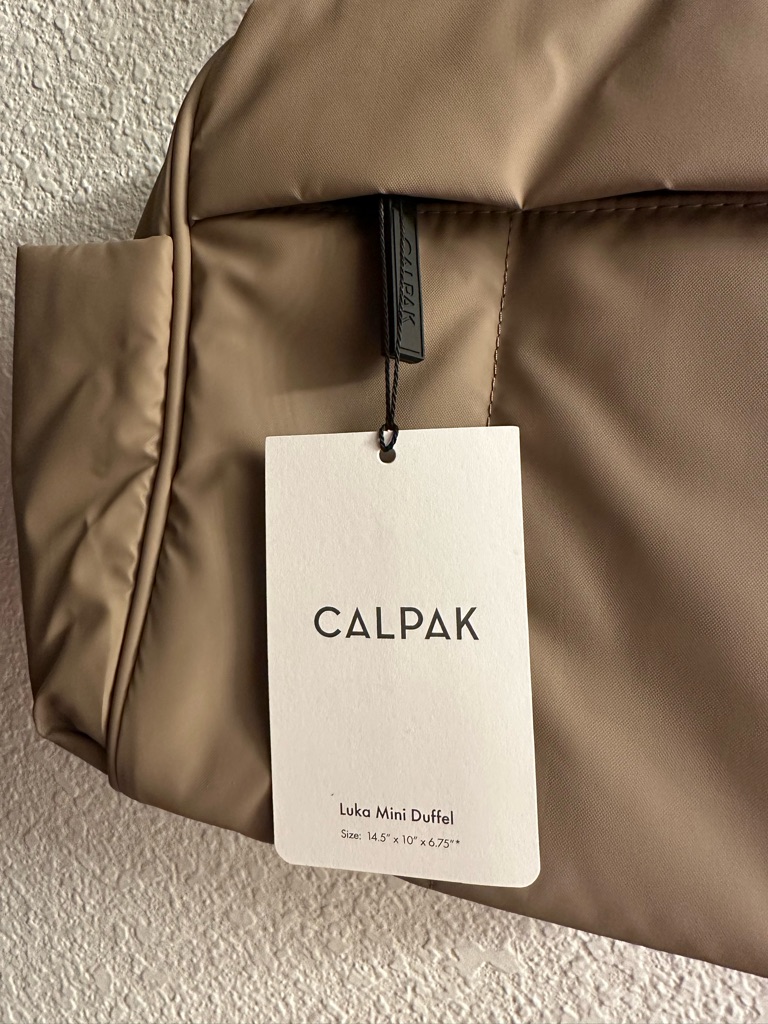 Calpak Luka Mini Duffle Nwt - 2x Black And 2x Tan — image 4 of 6
